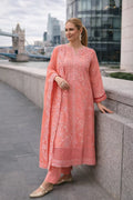 Camden Rose Luxe – 3 Piece Embroidered Lawn Suit - London Womens Wear
