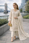 Elowen – 3 Piece Embroidered Lawn Suit - London Womens Wear