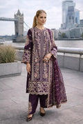 Elowen Regal – 3 Piece Embroidered Lawn Suit - London Womens Wear